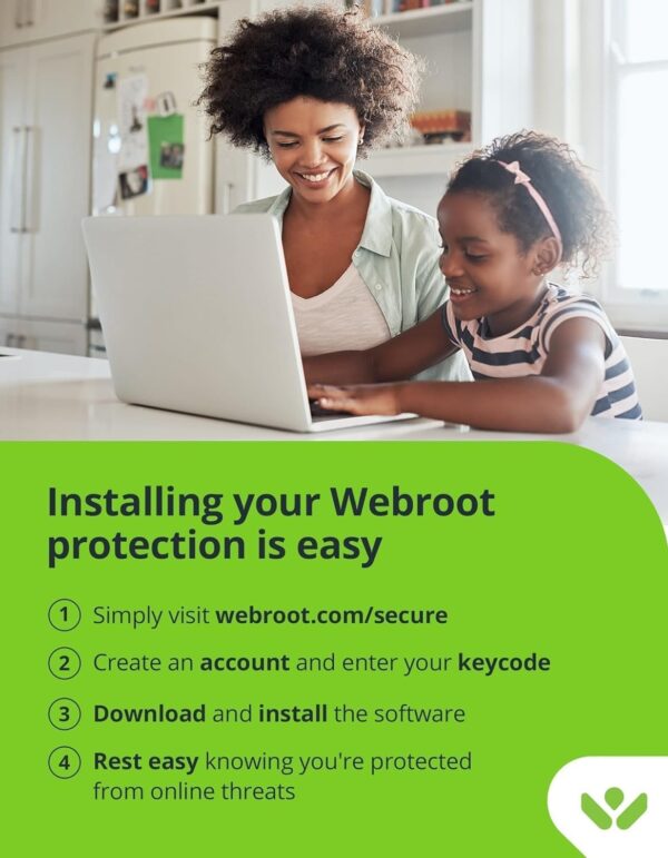 WEBROOT Antivirus Software 2024 | 3 Devices | 1 Year | Mac/Windows/Chrome | Activation code per email - Image 6