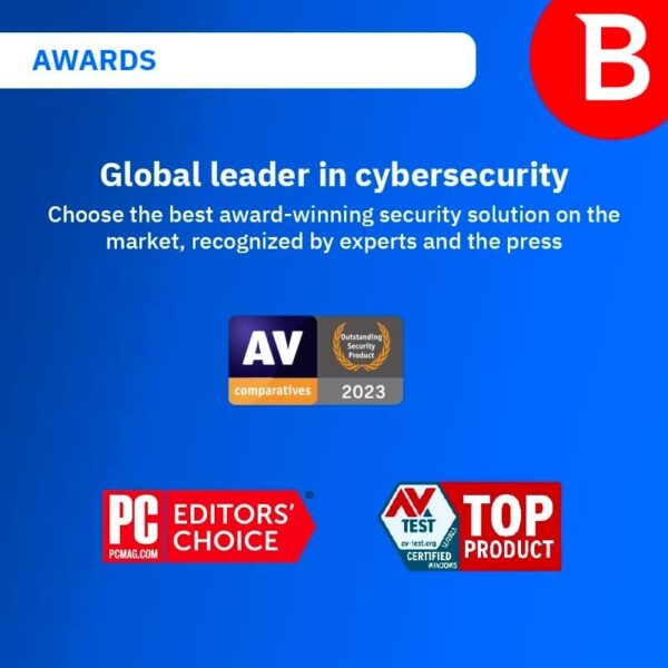 Bitdefender Total Security 2025 | 3 Devices | 1 year Subscription | PC/Mac/iOS/Android | Activation Code by Post - Image 5