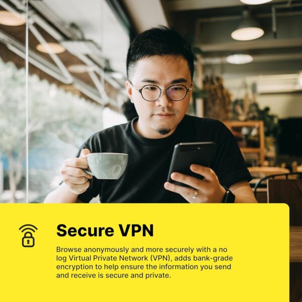 Norton 360 Deluxe 2024, Antivirus software for 5 Devices and 1-year subscription with automatic renewal, Includes Secure VPN and Password Manager, PC/Mac/iOS/Android, Activation Code by email - Image 6