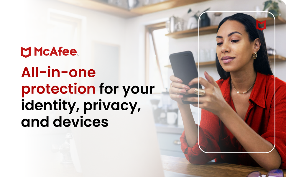 McAfee Antivirus with VPN for PC, Mobile and Tablets