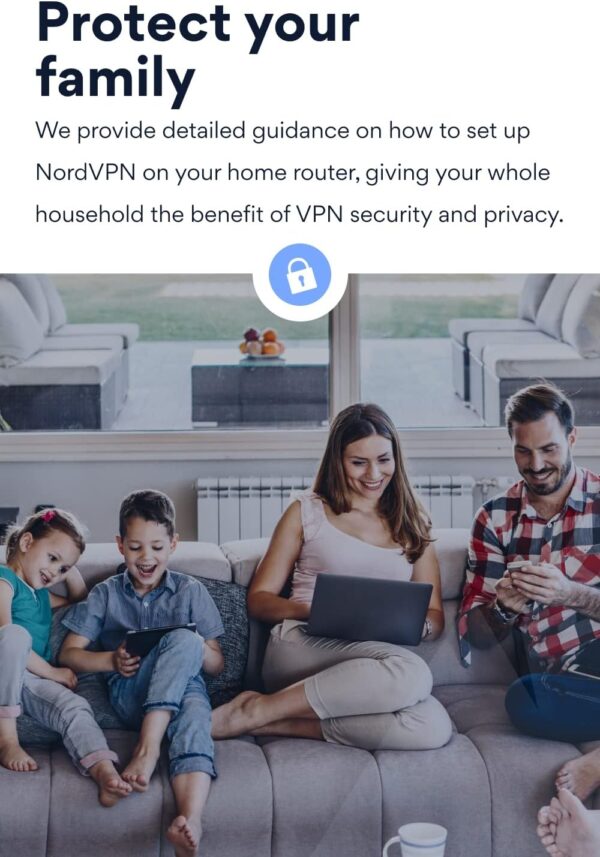 NordVPN Standard - 1-Year VPN & Cybersecurity Software Subscription For 6 Devices - Block Malware, Malicious Links & Ads, Protect Personal Information [Physical box] - Image 6