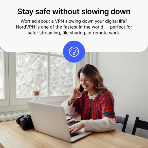 NordVPN Standard - 1-Year VPN & Cybersecurity Software Subscription For 6 Devices - Block Malware, Malicious Links & Ads, Protect Personal Information [Physical box] - Image 46