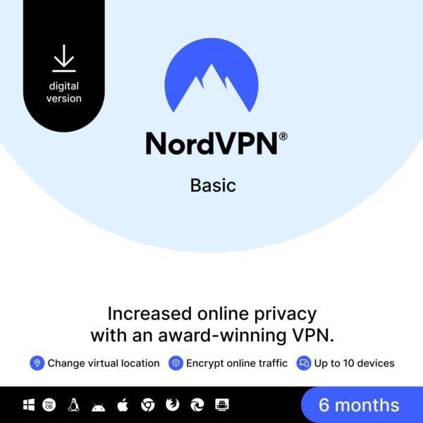 NordVPN Standard - 1-Year VPN & Cybersecurity Software Subscription For 6 Devices - Block Malware, Malicious Links & Ads, Protect Personal Information [Physical box] - Image 50