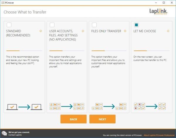 Laplink PCmover Professional 11 - Easily Transfer Files to New Computer - Efficient Migration of Applications from Old PC to a New PC - Data Transfer Software, With Optional Ethernet Cable - 1 License - Image 15