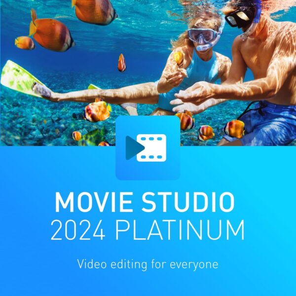 MAGIX Movie Studio 2024 Platinum: Creative video editing for everyone | Video editing program | Video editor | for Windows 10/11 PCs | 1 PC license