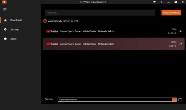 Video and Audio Downloader PRO 2 software for YouTube – download your favorite YouTube videos as MP4 video or MP3 audio – compatible with Windows 11, 10, 8 - Image 3