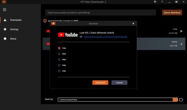 Video and Audio Downloader PRO 2 software for YouTube – download your favorite YouTube videos as MP4 video or MP3 audio – compatible with Windows 11, 10, 8 - Image 6