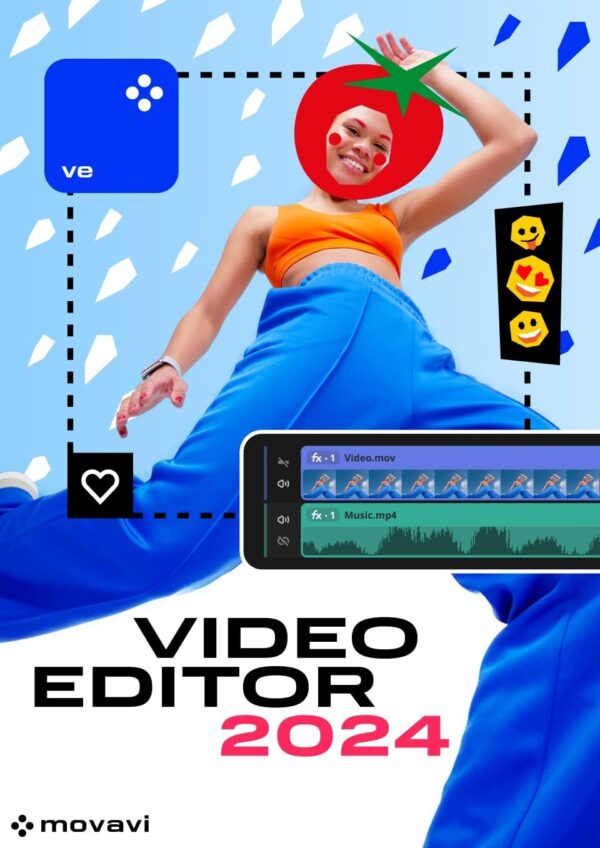 Movavi Video Editor - 1-Year License | Personal | 1 Device | PC | PC Activation Code by email