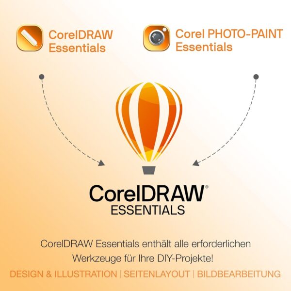 Corel CorelDRAW Essentials 2024, Graphic Design, 1 User, Post delivery - Image 2