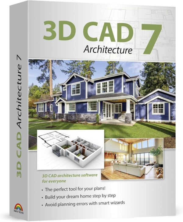 3D CAD 7 Architecture - Plan & design buildings from initial rough sketches to the finished blueprints - CAD and architecture software for Windows 11, 10, 8.1, 7