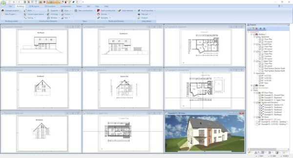 3D CAD 7 Architecture - Plan & design buildings from initial rough sketches to the finished blueprints - CAD and architecture software for Windows 11, 10, 8.1, 7 - Image 3