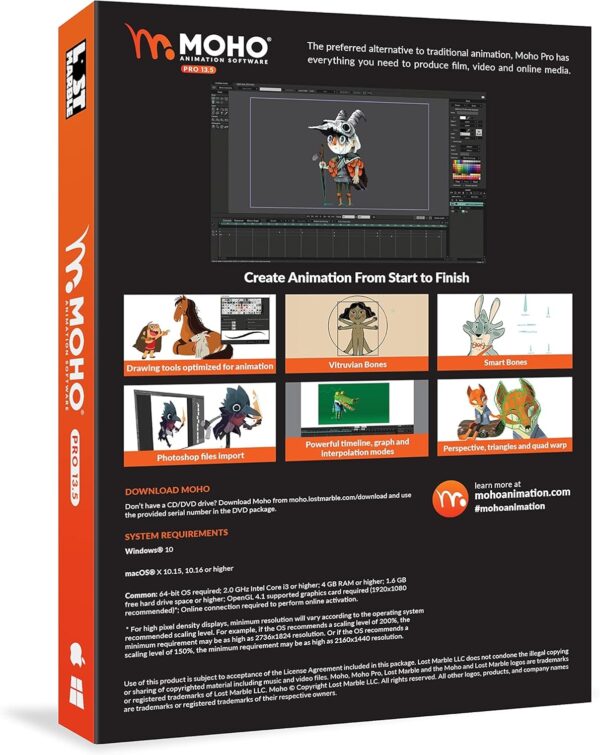 Moho Pro 13.5 | The all-in-one animation tool for professionals and digital artists | Software for PC and Mac OS - Image 2