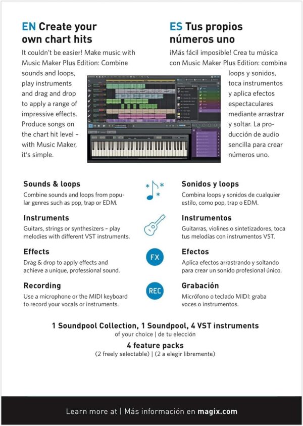 Music Maker - 2020 Plus Edition|Plus|several|Endless|PC|Disc - Image 2