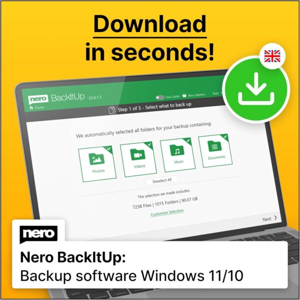 Nero Format Converter | Converter Software | Video: MP4, MPEG, VOB, DAT | Audio: MP3, WAV, FLAC, MP2 | Windows 11 / 10 / 8 / 7 | 1 Device | Unlimited license | Activation code per email - Image 59