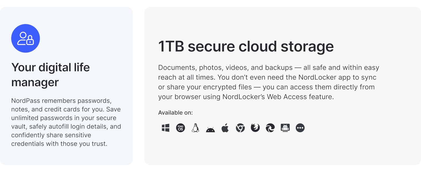 1TB secure cloud storage