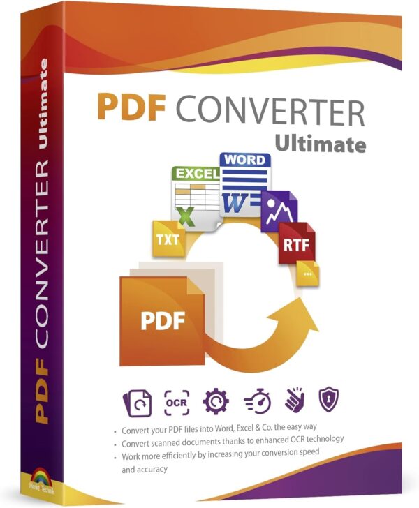 PDF Converter Ultimate - Convert PDF files into Word, Excel, PowerPoint and others - PDF converter software with OCR recognition compatible with Windows 11 / 10 / 8.1 / 8 / 7