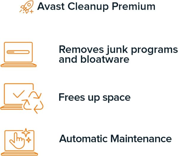 Avast Cleanup Premium 2024 – Remove Junk Files and Speed Up the System | 10 Devices | 1 Year | PC/Mac | Activation Code by email - Image 3