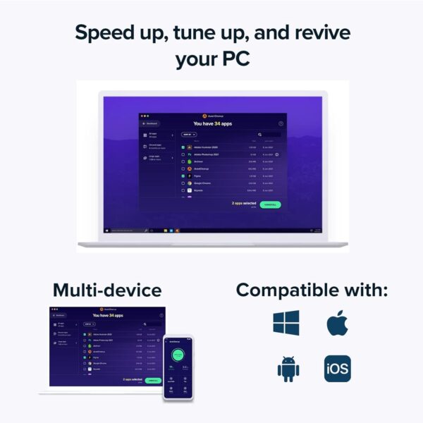 Avast Cleanup Premium 2024 – Remove Junk Files and Speed Up the System | 10 Devices | 1 Year | PC/Mac | Activation Code by email - Image 5