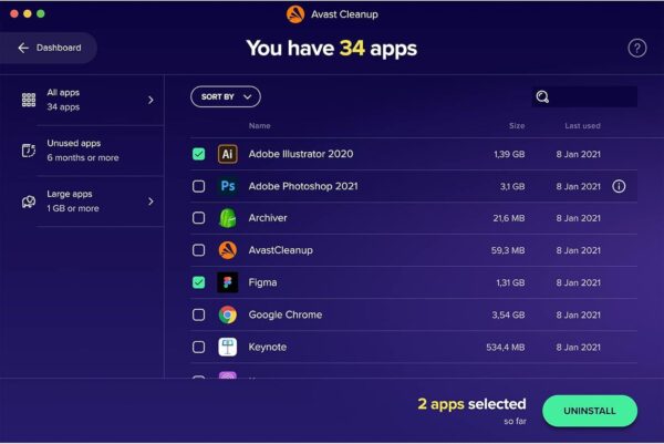 Avast Cleanup Premium 2024 – Remove Junk Files and Speed Up the System | 10 Devices | 1 Year | PC/Mac | Activation Code by email - Image 6