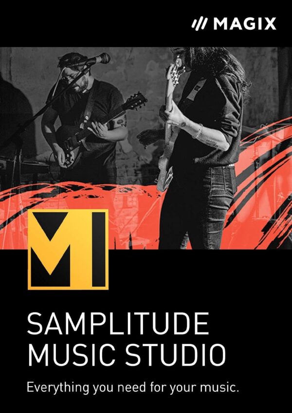 MAGIX Samplitude Music Studio 2022, Everything you need to create your music, The complete software studio for composing, recording, mixing and mastering.