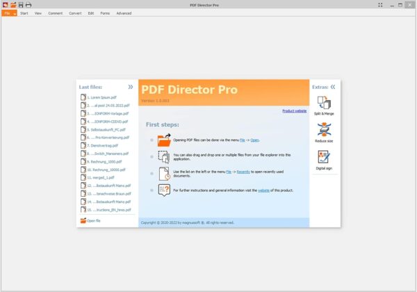 PDF Director Pro – Comprehensive PDF Editor Software compatible with Windows 11, 10, 8 and 7 – Edit, Create, Scan and Convert PDFs – 100% Compatible with Adobe Acrobat - Image 2