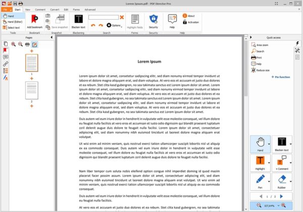 PDF Director Pro – Comprehensive PDF Editor Software compatible with Windows 11, 10, 8 and 7 – Edit, Create, Scan and Convert PDFs – 100% Compatible with Adobe Acrobat - Image 3