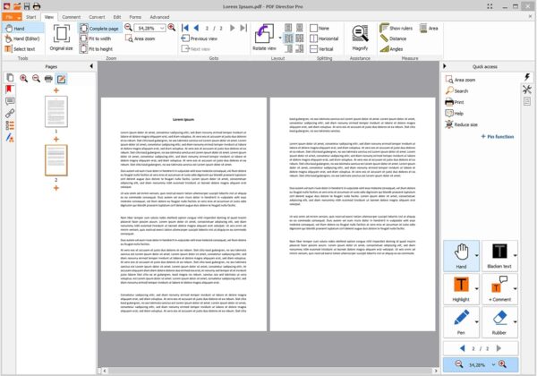 PDF Director Pro – Comprehensive PDF Editor Software compatible with Windows 11, 10, 8 and 7 – Edit, Create, Scan and Convert PDFs – 100% Compatible with Adobe Acrobat - Image 4